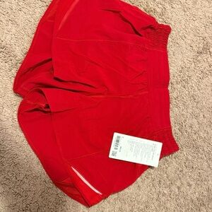 NWT Lululemon Hotty hot hr 4” lined